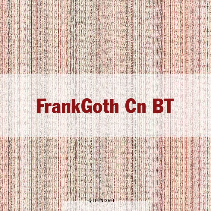 FrankGoth Cn BT example